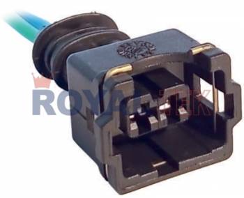 FICHA DE CONEXION ROYALTEK FICHA DE CONEXION ROYALTEK 2 (DOS) VIAS INYECTORES VOLKSWAGEN Y LLAVE BALIZA FIAT - VENTA EN PAQUETES DE 5 UNIDADES ---